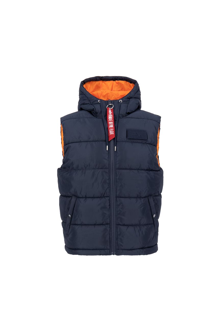 ALPHA INDUSTRIES HOODED PUFFER VEST FD Herren gesteppte Weste - Alpha Industries - SAGATOO - 4059146619139