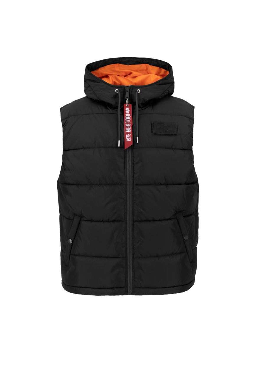 ALPHA INDUSTRIES HOODED PUFFER VEST FD Herren gesteppte Weste - Alpha Industries - SAGATOO - 4059146619139