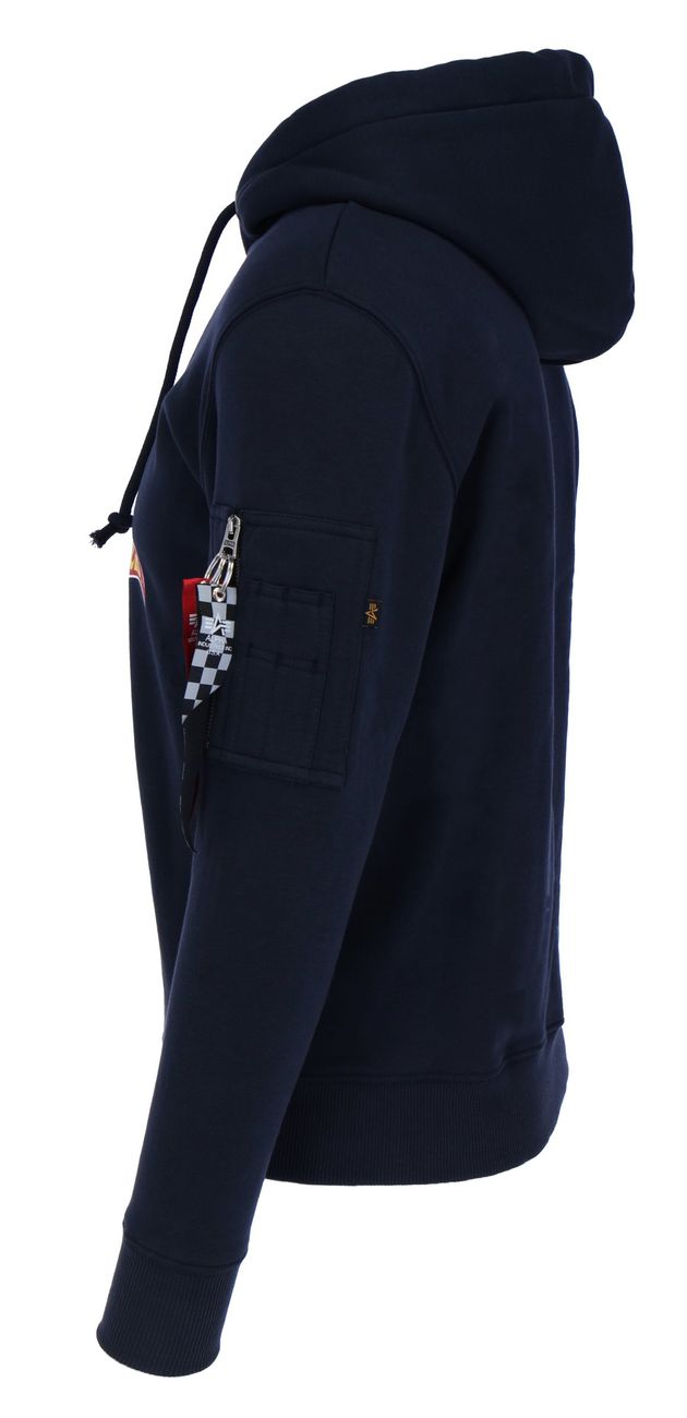 ALPHA INDUSTRIES HOT WHEELS FLAG HOODY Herren Kapuzenpullover - Alpha Industries - SAGATOO - 4059146441488