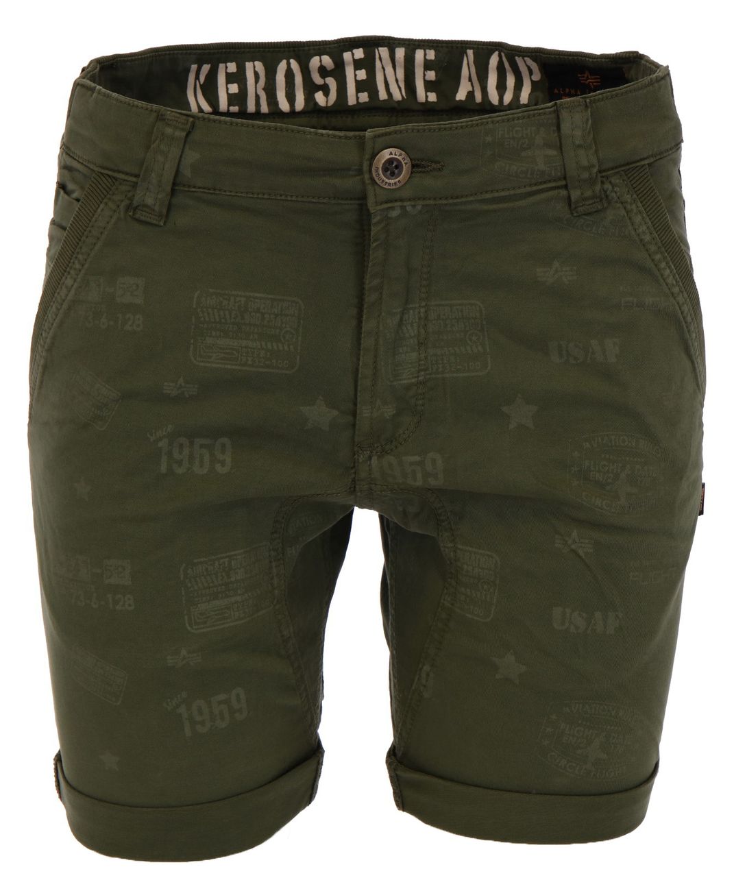 ALPHA INDUSTRIES KEROSENE ALL OVER SHORT Herren Shorts - Alpha Industries - SAGATOO - 4059146296996