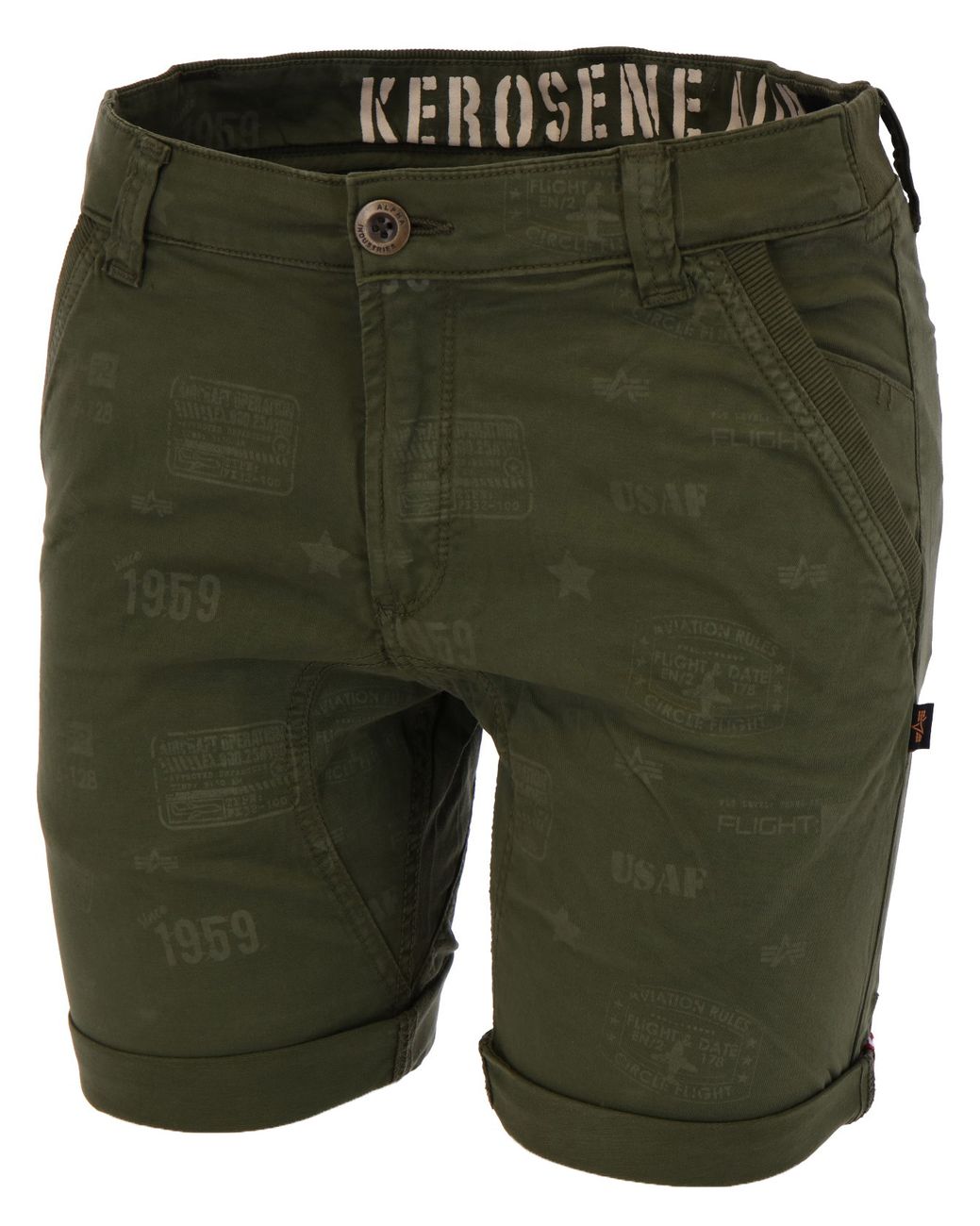 ALPHA INDUSTRIES KEROSENE ALL OVER SHORT Herren Shorts - Alpha Industries - SAGATOO - 4059146296996