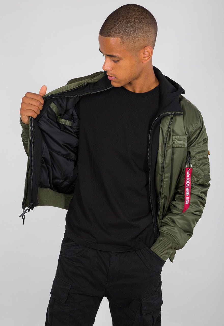 ALPHA INDUSTRIES MA-1 D-TEC Herren Bomberjacke - Alpha Industries - SAGATOO - 4059146208715