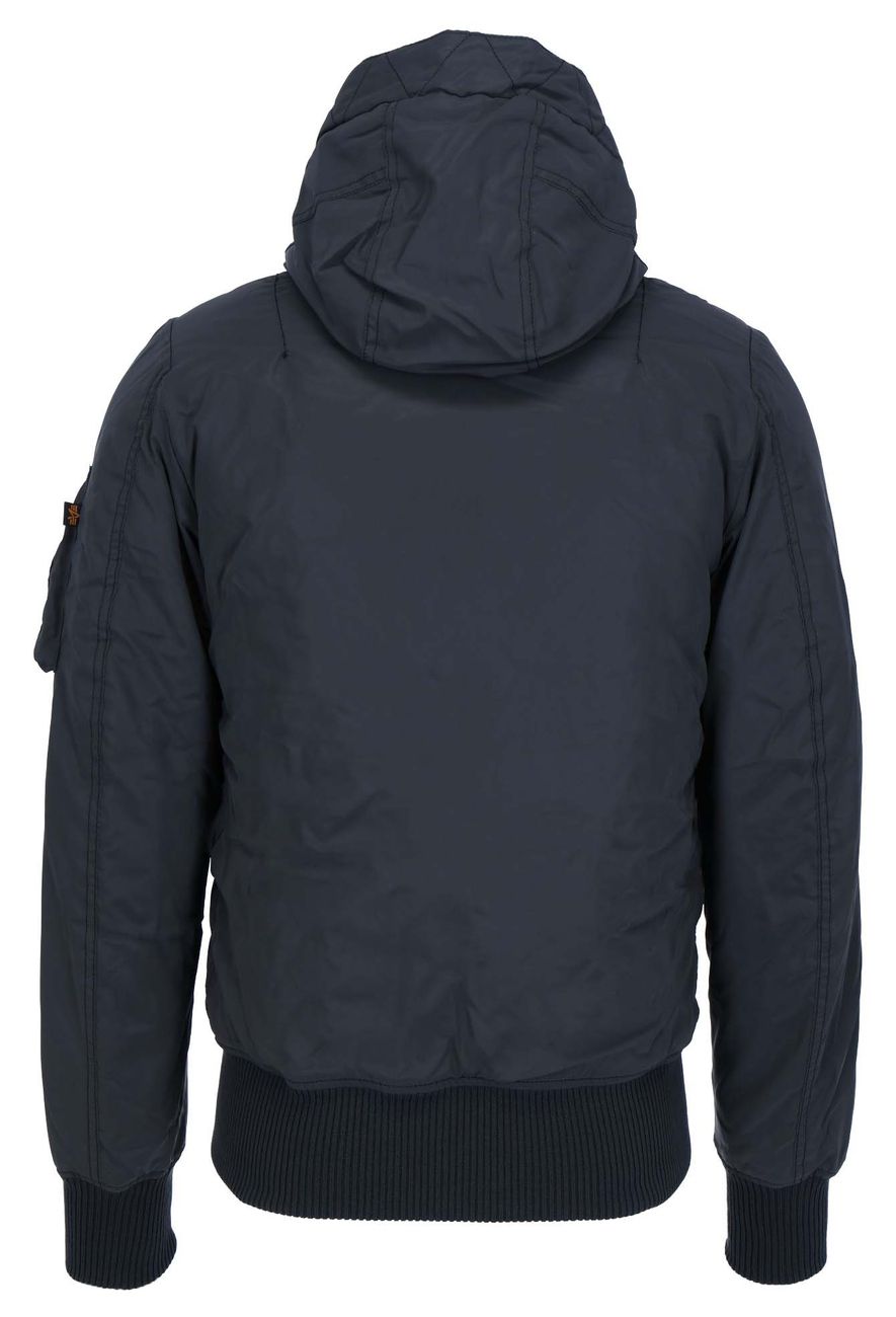 ALPHA INDUSTRIES MA-1 HOODED PUFFER REFLECTIVE Herren Bomberjacke mit Kapuze - Alpha Industries - SAGATOO - 4059146461219