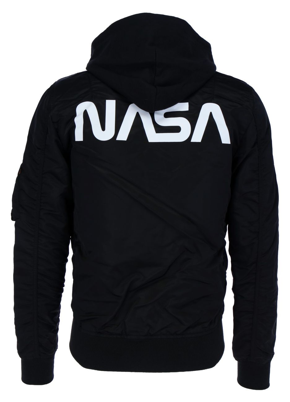 ALPHA INDUSTRIES MA-1 LW HD NASA GLOW REVERSIBLE Herren Fliegerjacke - Alpha Industries - SAGATOO - 4059146404797