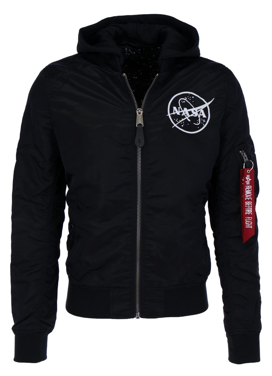 ALPHA INDUSTRIES MA-1 LW HD NASA GLOW REVERSIBLE Herren Fliegerjacke - Alpha Industries - SAGATOO - 4059146404797