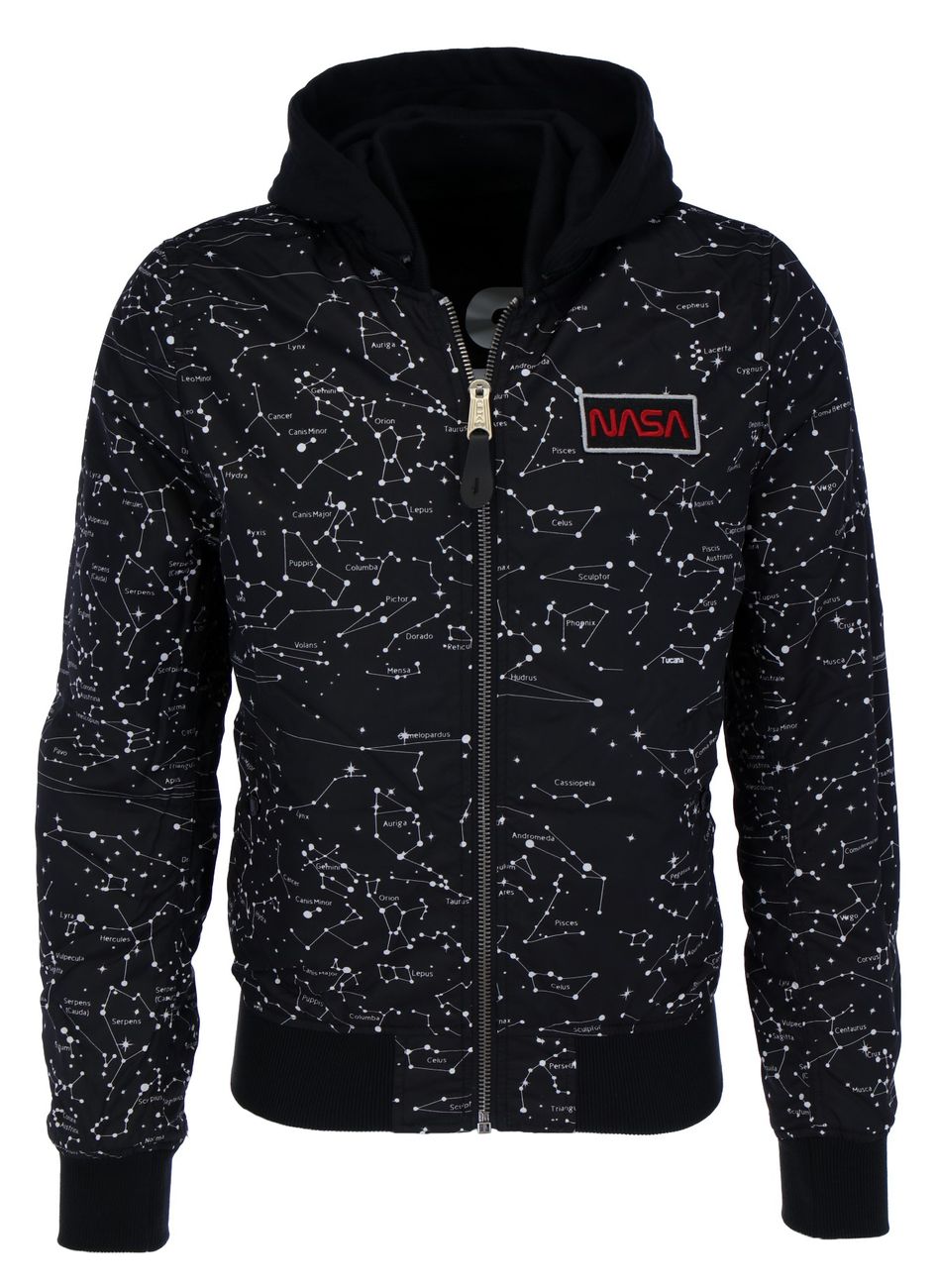ALPHA INDUSTRIES MA-1 LW HD NASA GLOW REVERSIBLE Herren Fliegerjacke - Alpha Industries - SAGATOO - 4059146404797