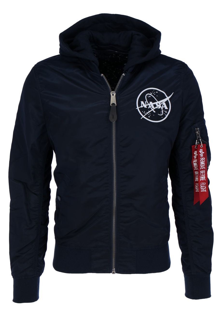 ALPHA INDUSTRIES MA-1 LW HD NASA GLOW REVERSIBLE Herren Fliegerjacke - Alpha Industries - SAGATOO - 4059146404872