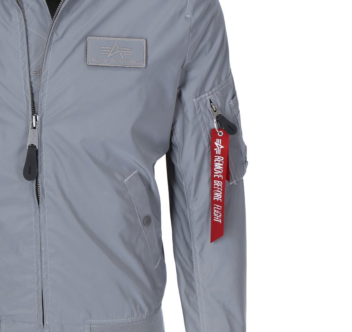 ALPHA INDUSTRIES MA-1 LW HOOD REFLECTIVE Herren Bomberjacke - Alpha Industries - SAGATOO - 4059146404988
