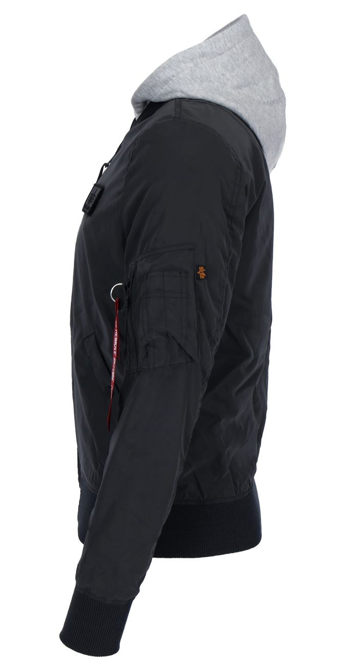 ALPHA INDUSTRIES MA-1 LW HOOD REFLECTIVE Herren Bomberjacke - Alpha Industries - SAGATOO - 4059146516254