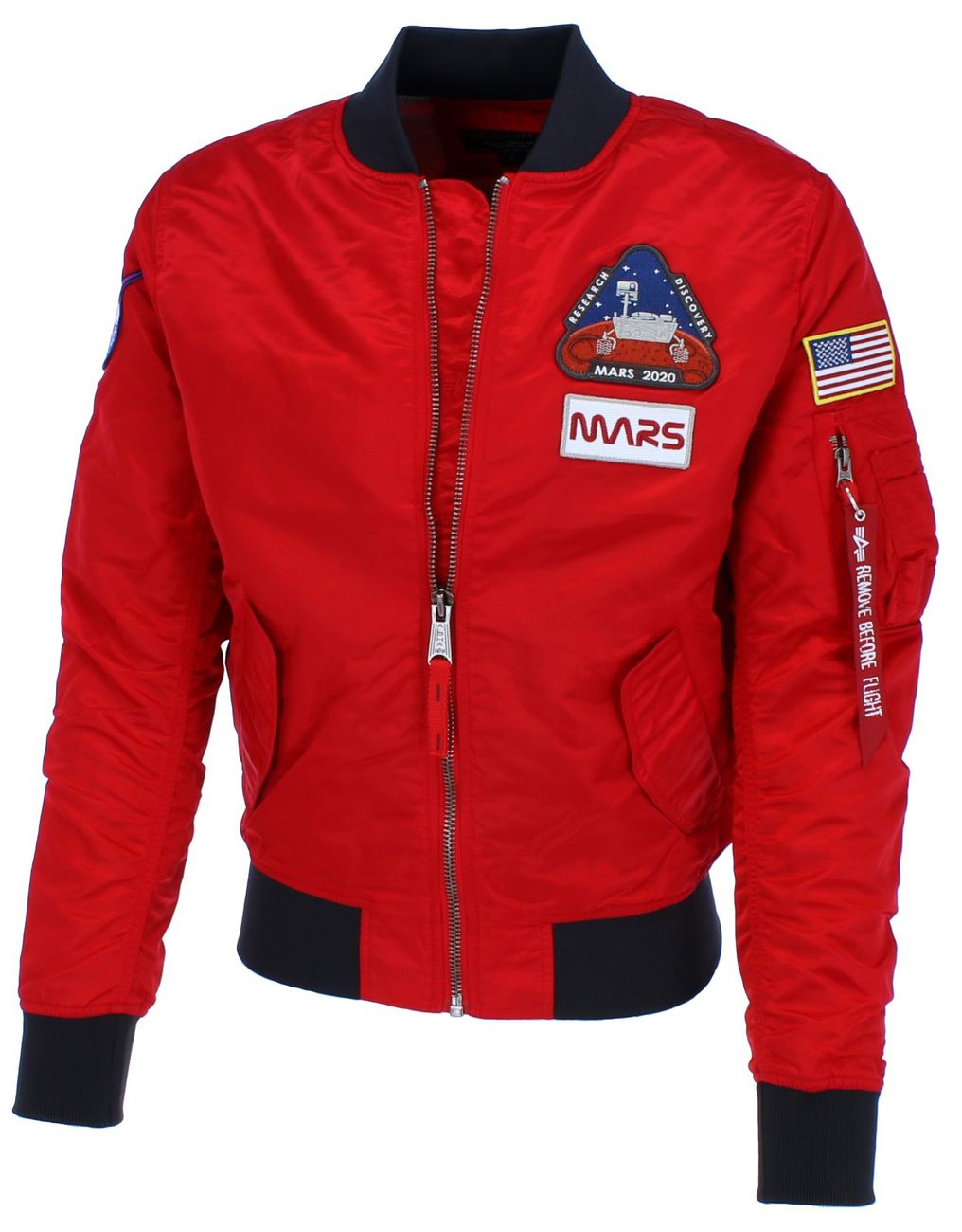 ALPHA INDUSTRIES MA-1 LW MISSION TO MARS Herren Bomberjacke - Alpha Industries - SAGATOO - 4059146274901