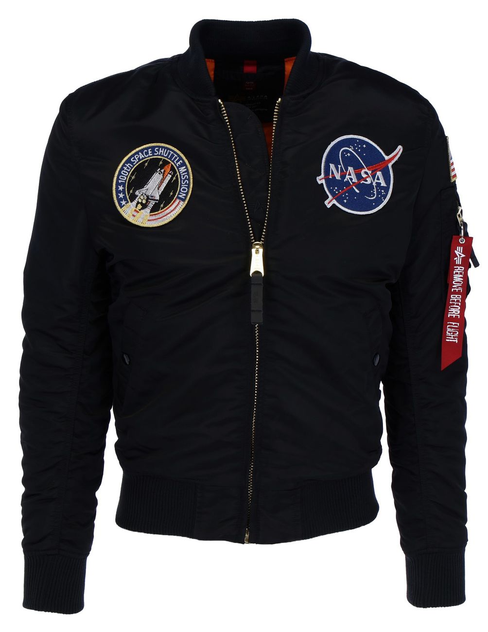ALPHA INDUSTRIES MA-1 NASA LP Herren Fliegerjacke - Alpha Industries - SAGATOO - 4059146462032