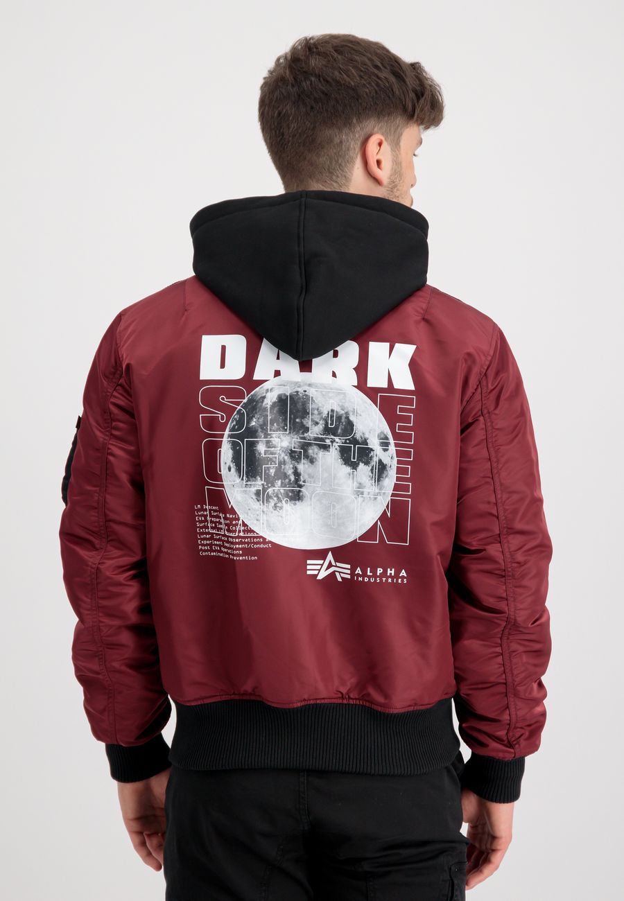 ALPHA INDUSTRIES MA-1 VF HOOD DARK SIDE Herren Jacke - Alpha Industries - SAGATOO - 4059146569564