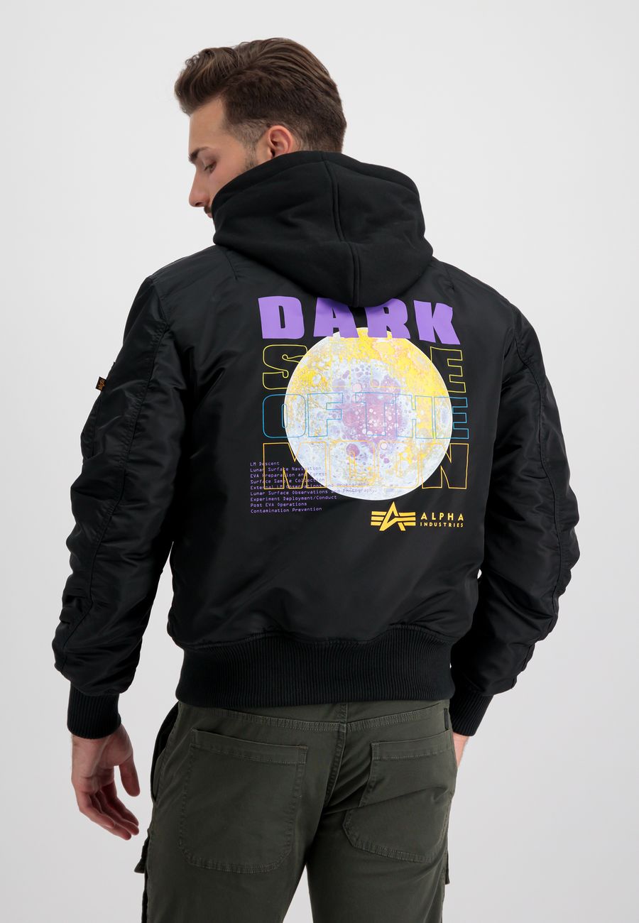 ALPHA INDUSTRIES MA-1 VF HOOD DARK SIDE Herren Jacke - Alpha Industries - SAGATOO - 4059146569564