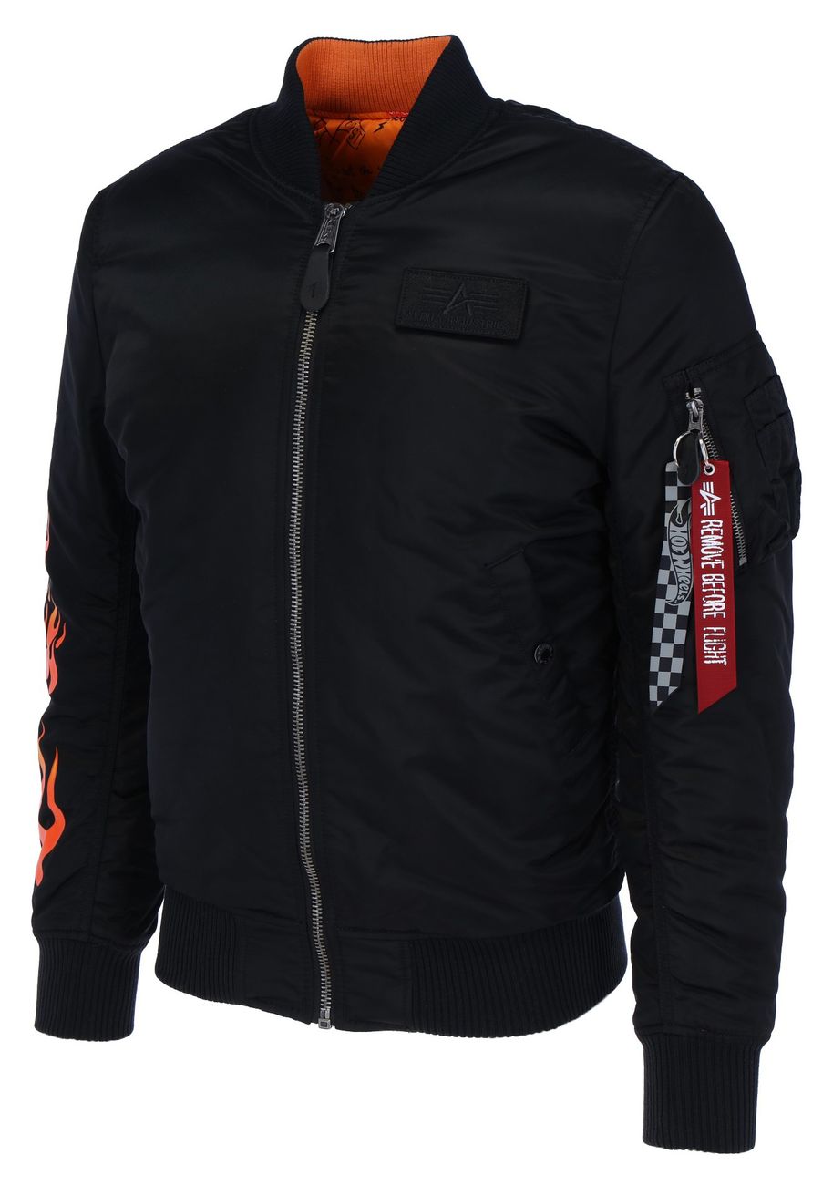 ALPHA INDUSTRIES MA-1 VF HOT WHEELS REVERSIBLE Herren wende Bomberjacke - Alpha Industries - SAGATOO - 4059146440832