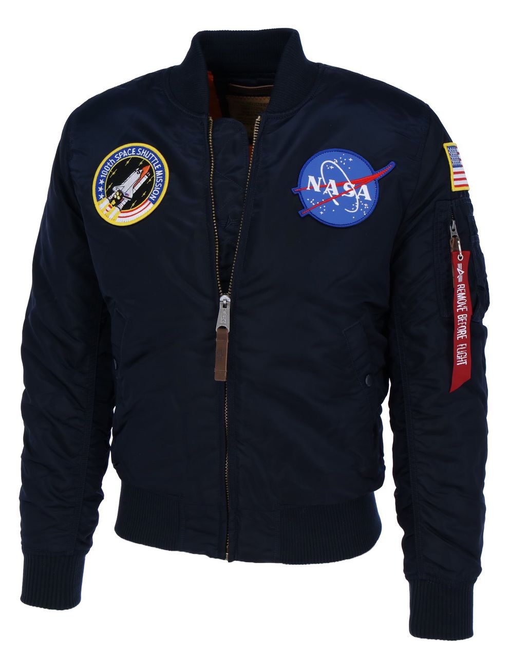 ALPHA INDUSTRIES MA-1 VF NASA Herren Fliegerjacke 166107 - Alpha Industries - SAGATOO -
