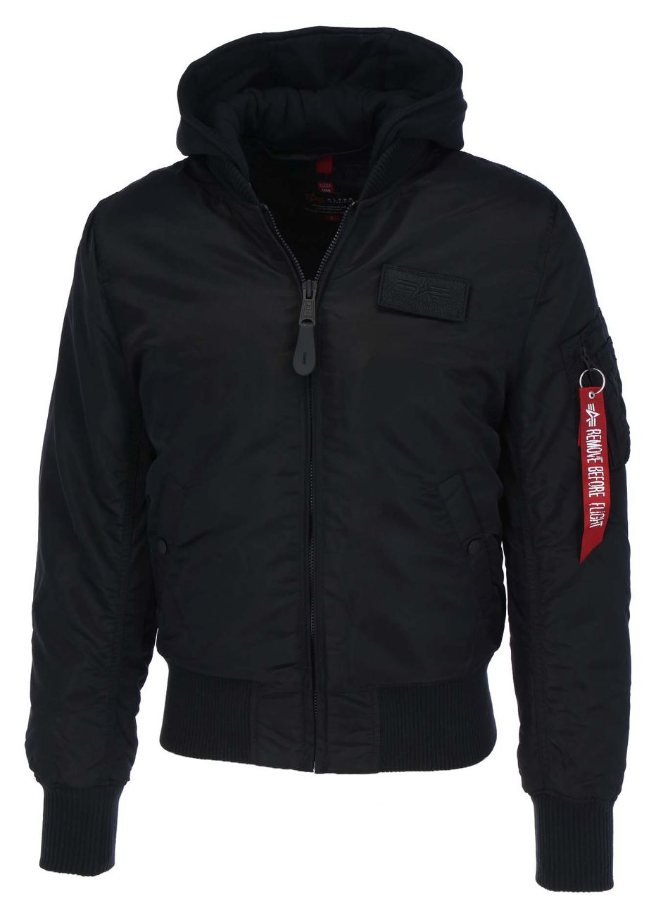 ALPHA INDUSTRIES MA-1 ZH BACK PRINT Herren Bomberjacke mit Kapuze - Alpha Industries - SAGATOO - 4059146496235