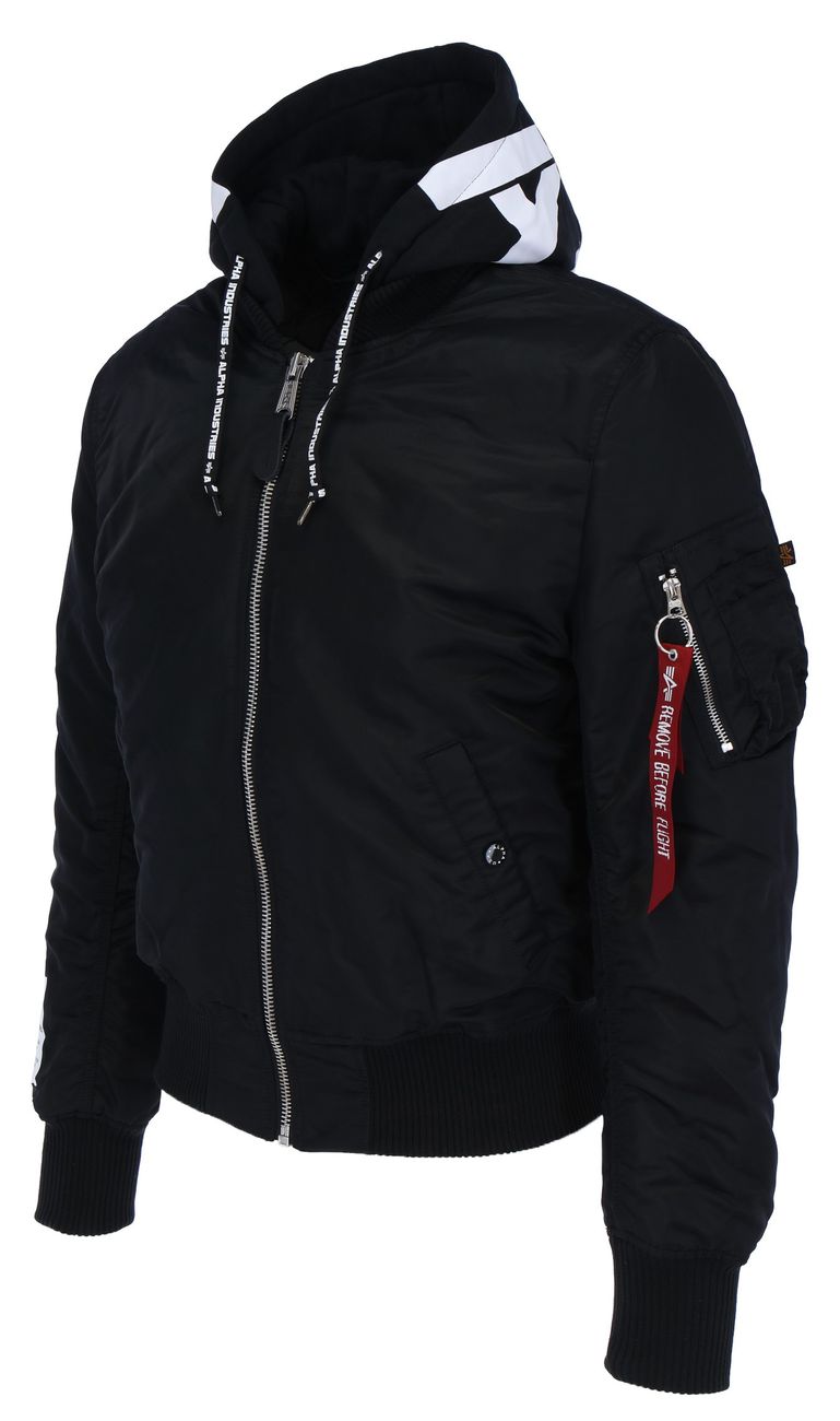 ALPHA INDUSTRIES MA-1 ZHP Herren Bomberjacke mit Kapuze - Alpha Industries - SAGATOO - 4059146459018