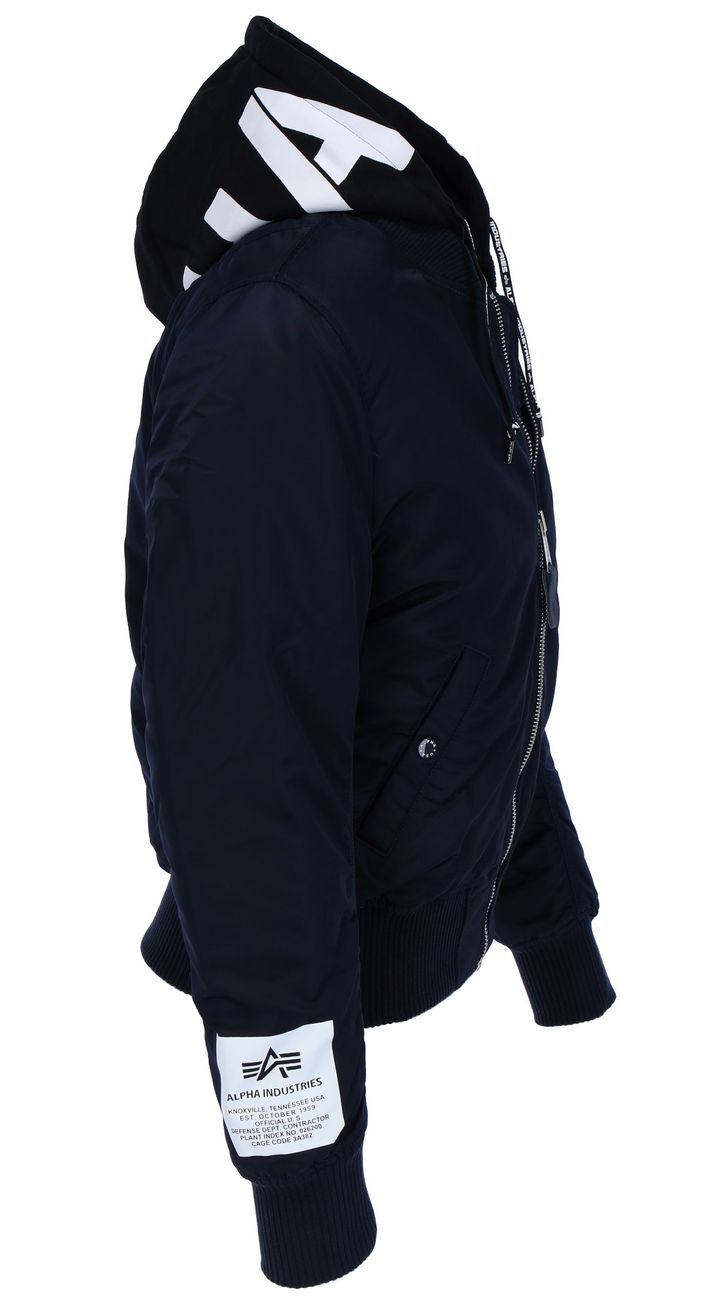 ALPHA INDUSTRIES MA-1 ZHP Herren Bomberjacke mit Kapuze - Alpha Industries - SAGATOO - 4059146459063