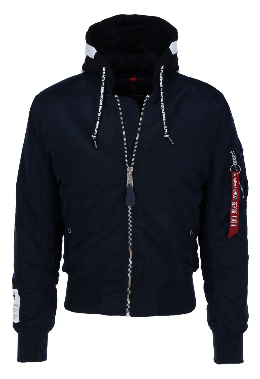 ALPHA INDUSTRIES MA-1 ZHP Herren Bomberjacke mit Kapuze - Alpha Industries - SAGATOO - 4059146459063