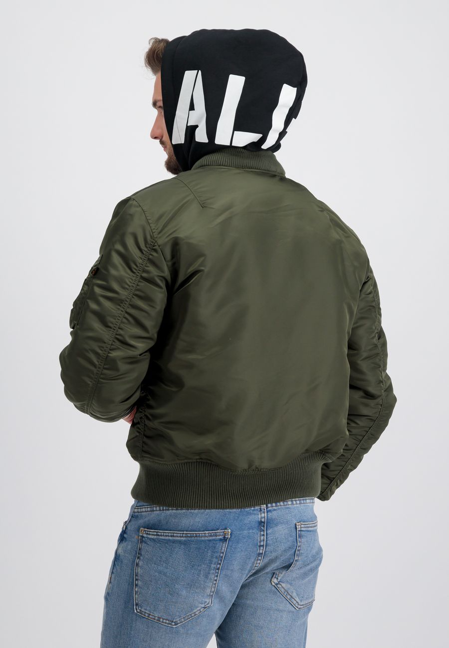 ALPHA INDUSTRIES MA-1 ZHP Herren Bomberjacke mit Kapuze - Alpha Industries - SAGATOO - 4059146560967