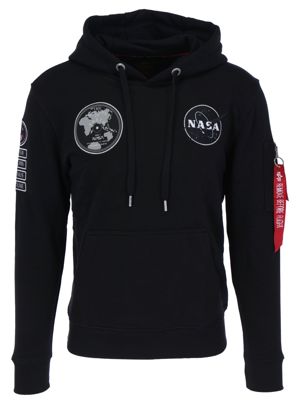 ALPHA INDUSTRIES NASA VOYAGER HOODY Herren Kapuzen Sweater - Alpha Industries - SAGATOO - 4059146414963