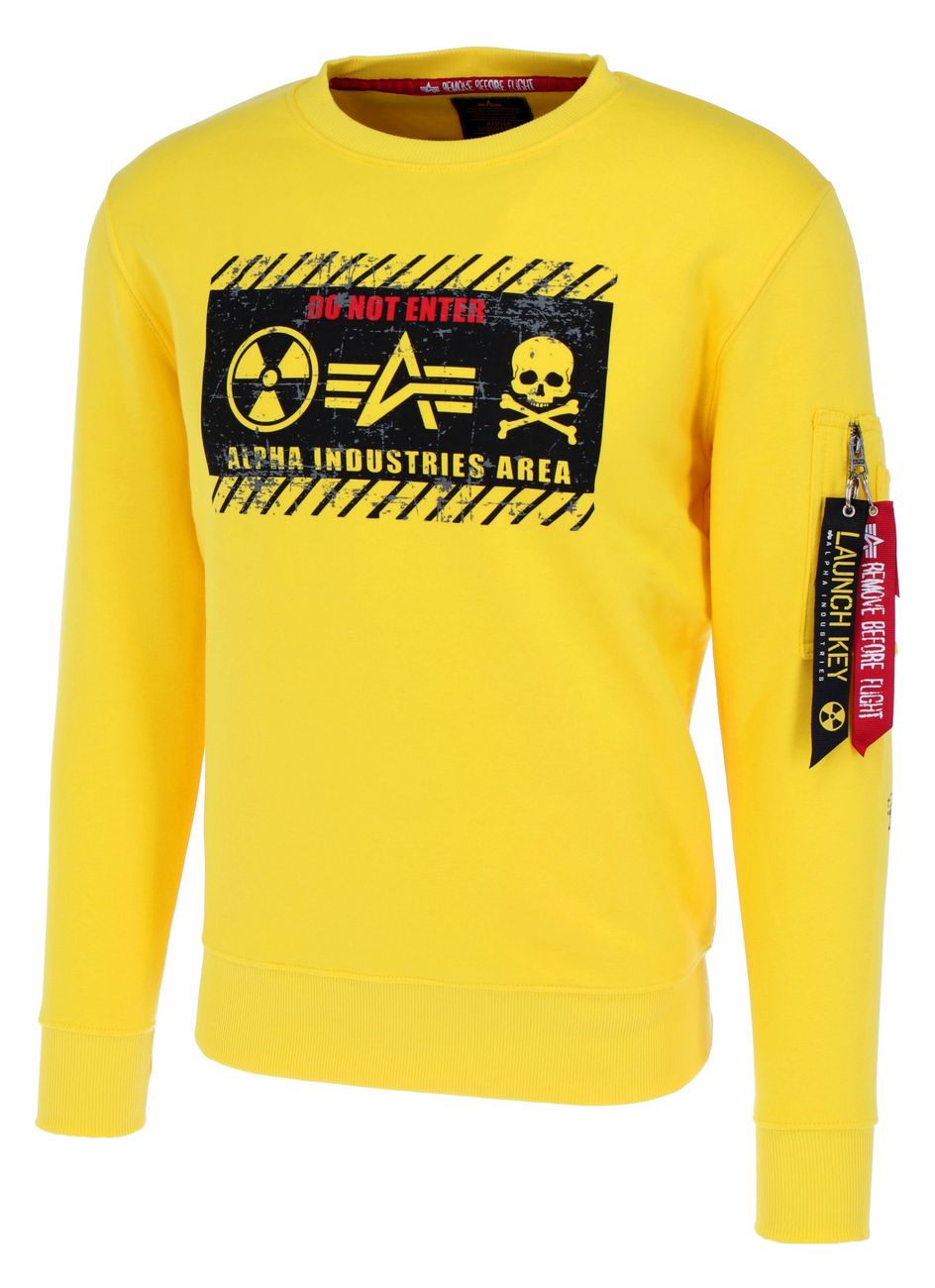 ALPHA INDUSTRIES RADIOACTIVE SWEATER Herren Pullover - Alpha Industries - SAGATOO - 4059146454402