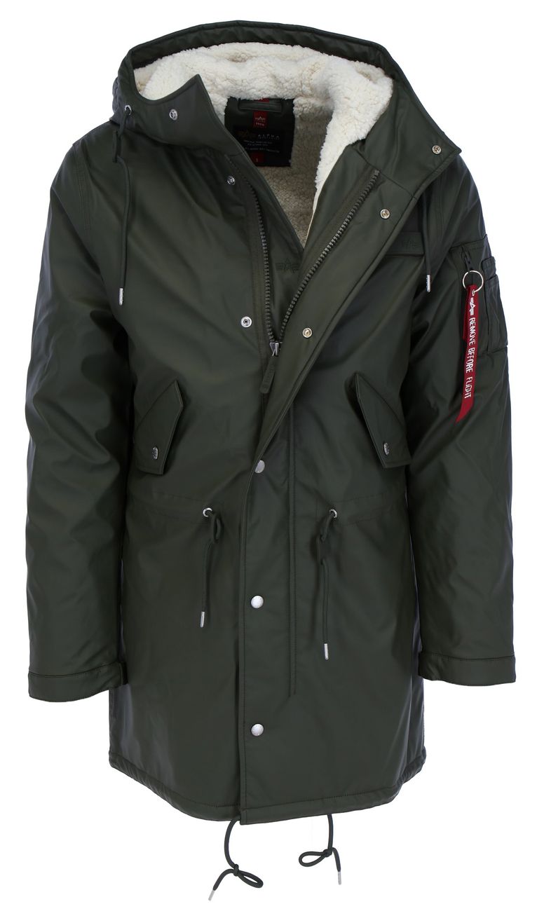ALPHA INDUSTRIES RAINCOAT TL Herren Regenmantel - Alpha Industries - SAGATOO - 4059146344093