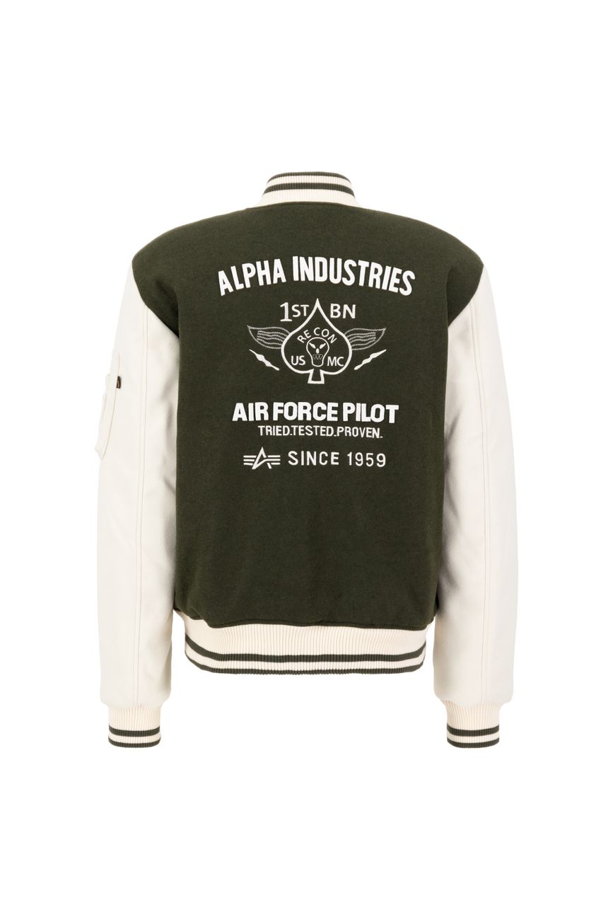 ALPHA INDUSTRIES VARSITY AIR FORCE JACKET Herren Jacke - Alpha Industries - SAGATOO - 4059146684052