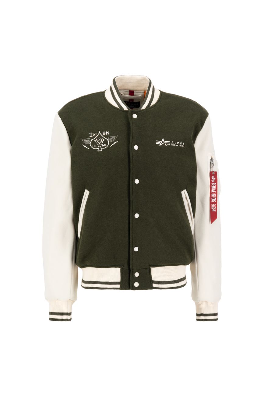 ALPHA INDUSTRIES VARSITY AIR FORCE JACKET Herren Jacke - Alpha Industries - SAGATOO - 4059146684052
