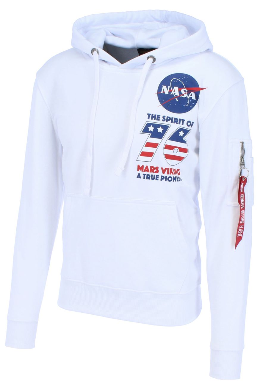 ALPHA INDUSTRIES VIKING BASIC HOODY Herren Kapuzenpullover MARS 2020 MISSION - Alpha Industries - SAGATOO - 4059146330959