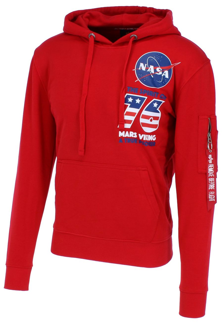 ALPHA INDUSTRIES VIKING BASIC HOODY Herren Kapuzenpullover MARS 2020 MISSION - Alpha Industries - SAGATOO - 4059146331017