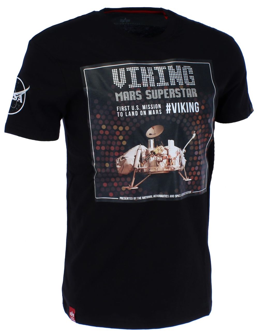 ALPHA INDUSTRIES VIKING SUPERSTAR T Herren T-Shirt MARS 2020 MISSION - Alpha Industries - SAGATOO - 4059146331741