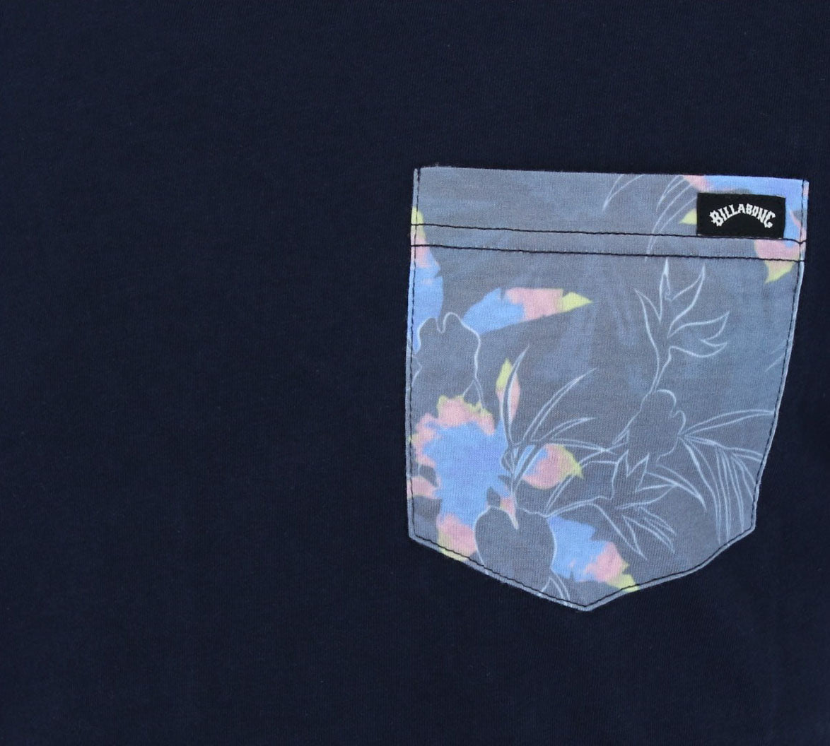 BILLABONG ALLDAY PRINTED CREW Herren T-Shirt mit Brusttasche - BillaBong - SAGATOO - 3664564912413