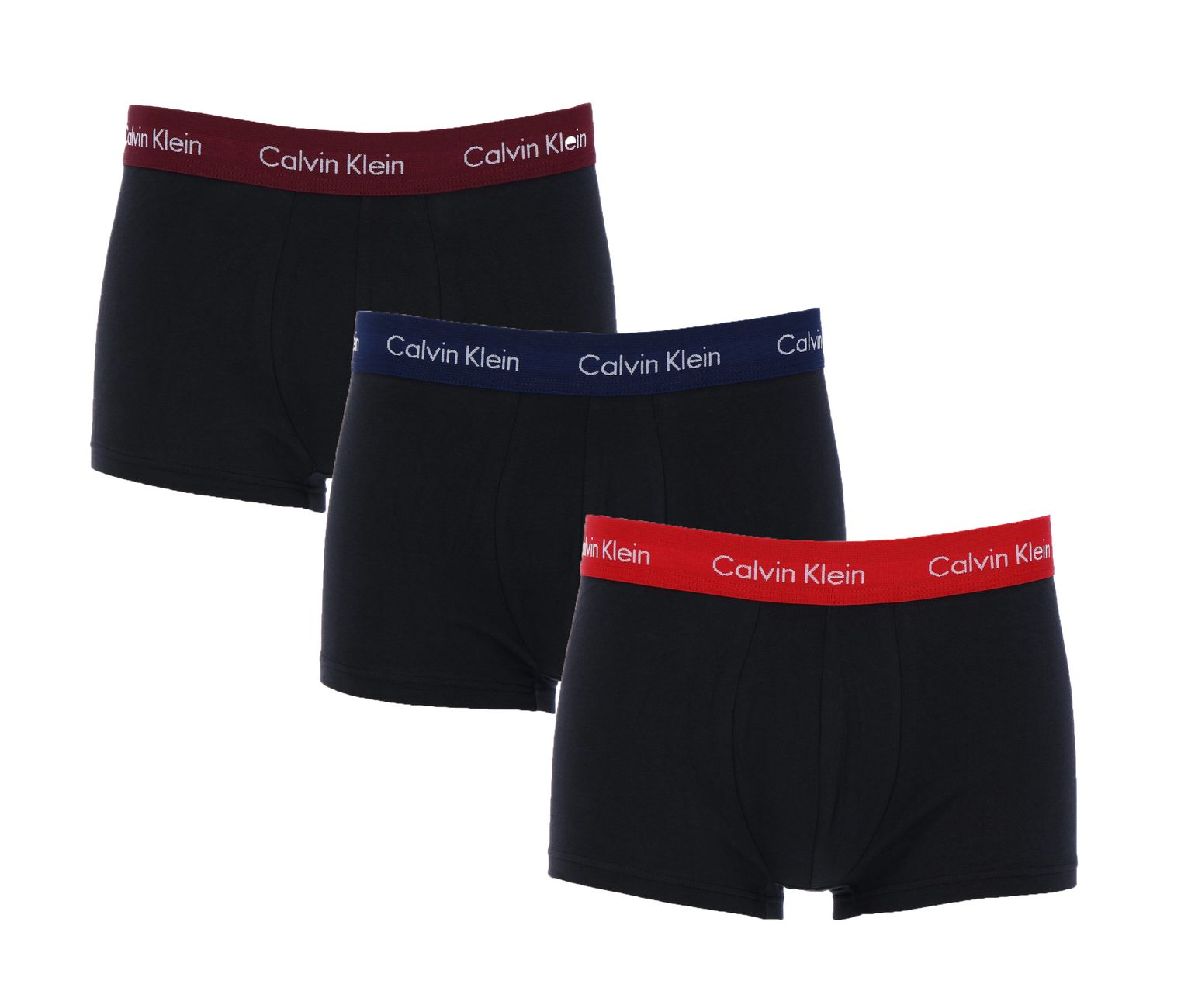 CALVIN KLEIN LOW RISE TRUNK 3er Pack Herren Boxershorts - Calvin Klein - SAGATOO - 8719853297292