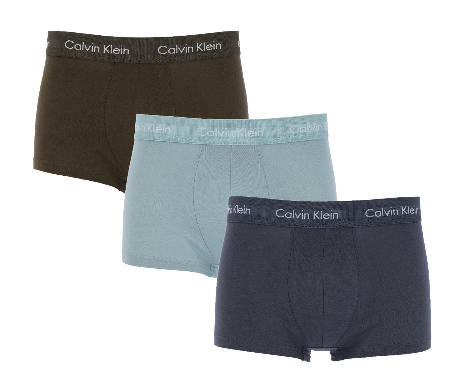 CALVIN KLEIN LOW RISE TRUNK 3er Pack Herren Boxershorts - Calvin Klein - SAGATOO - 8719856383077