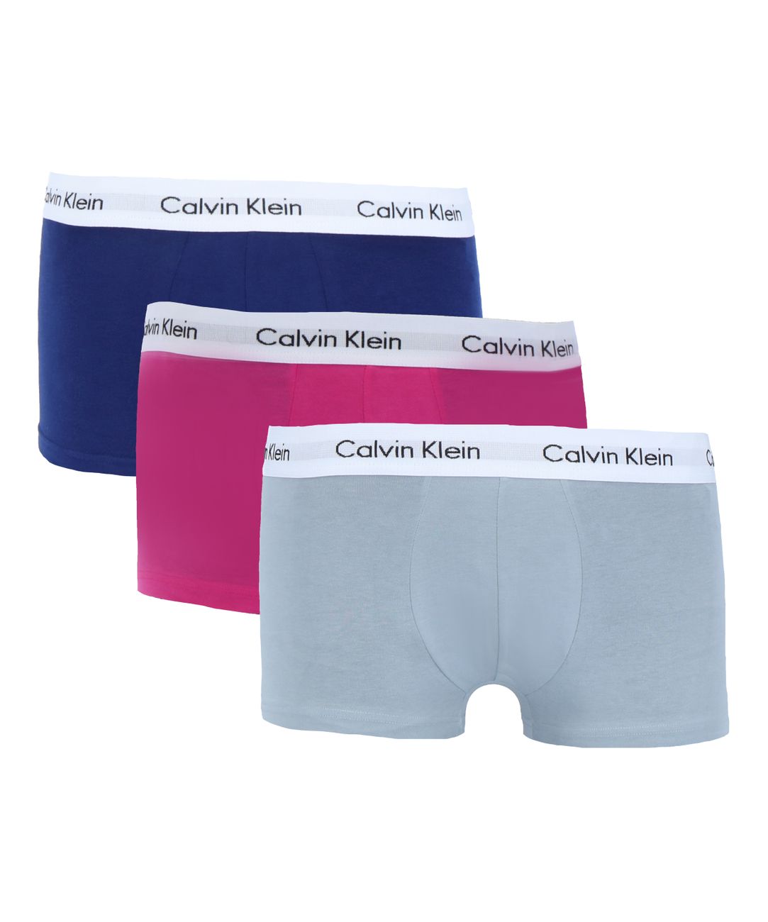 CALVIN KLEIN LOW RISE TRUNK 3er Pack Herren Boxershorts - Calvin Klein - SAGATOO - 8720107563773