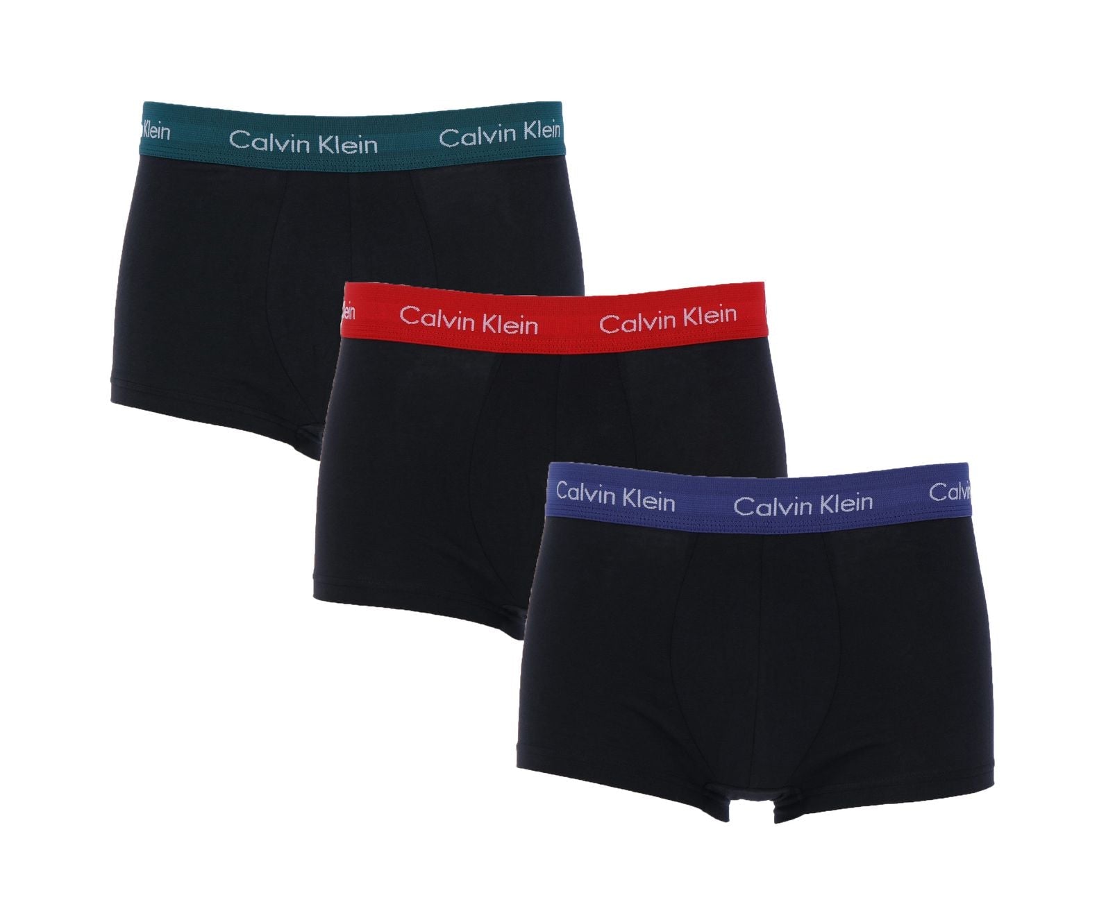 CALVIN KLEIN LOW RISE TRUNK 3er Pack Herren Boxershorts - Calvin Klein - SAGATOO - 8720107563773