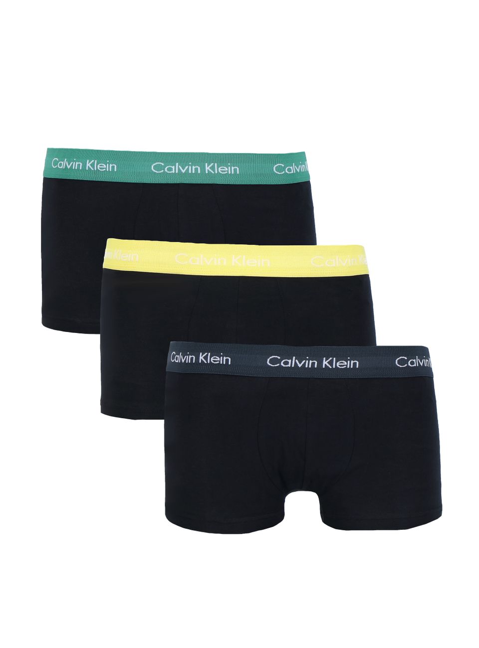 CALVIN KLEIN LOW RISE TRUNK 3er Pack Herren Boxershorts - Calvin Klein - SAGATOO - 8720107564534