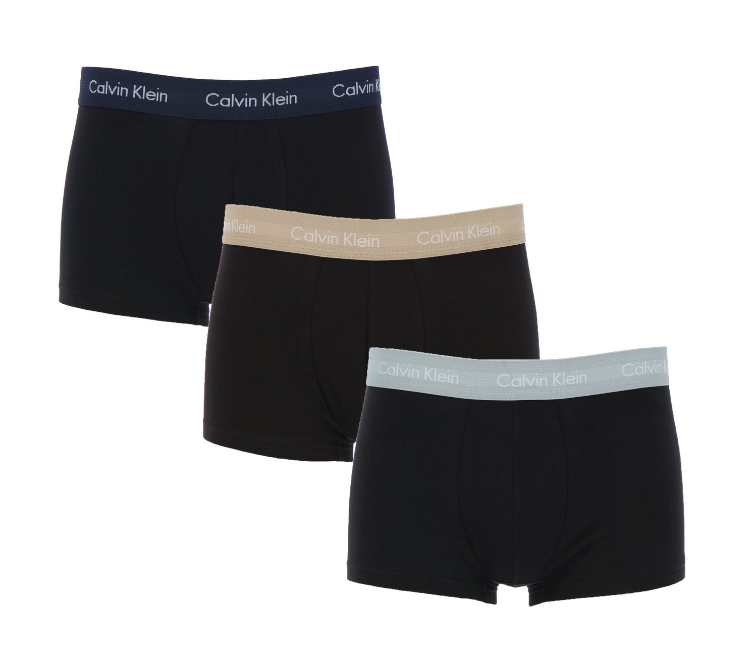 CALVIN KLEIN LOW RISE TRUNK 3er Pack Herren Boxershorts - Calvin Klein - SAGATOO - 8720107564985