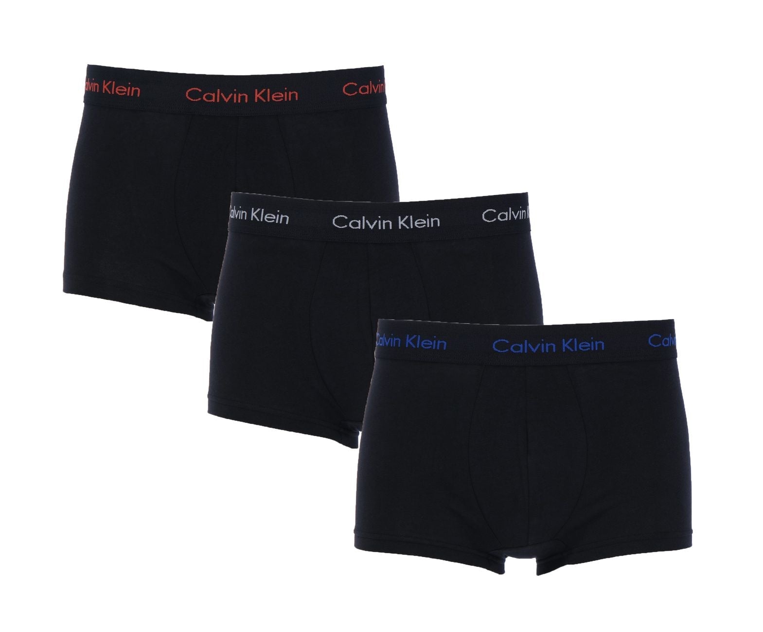 CALVIN KLEIN LOW RISE TRUNK 3er Pack Herren Boxershorts - Calvin Klein - SAGATOO - 8720107565050