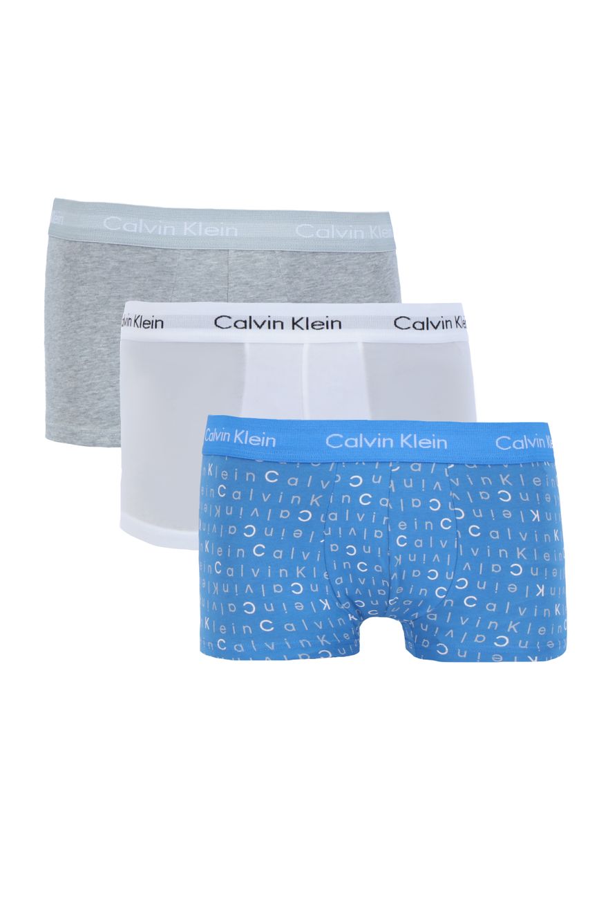 CALVIN KLEIN LOW RISE TRUNK 3er Pack Herren Boxershorts - Calvin Klein - SAGATOO - 8720107565050