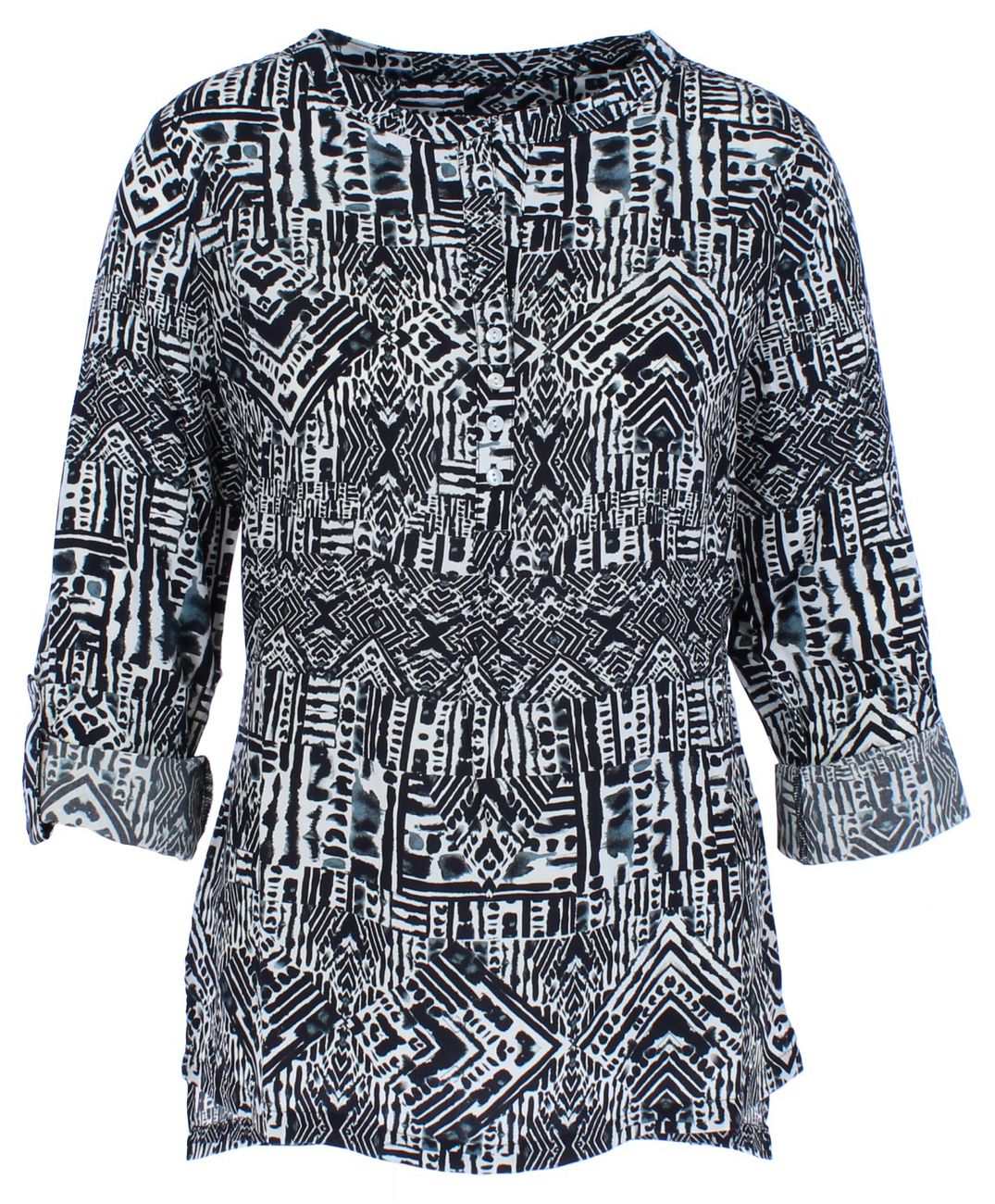 Chiemsee Damen V-Ausschnitt Bluse 1071308 Regular Fit - Chiemsee - SAGATOO - 4054583302156