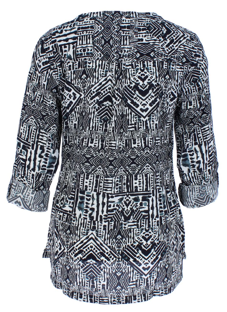 Chiemsee Damen V-Ausschnitt Bluse 1071308 Regular Fit - Chiemsee - SAGATOO - 4054583302156