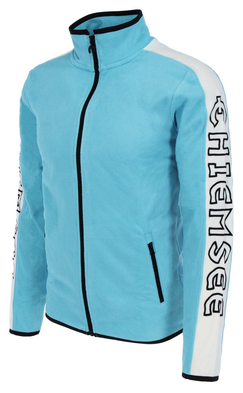 CHIEMSEE Herren Fleecejacke Regular Fit mit Grossem Schriftzug am Ärmel - Chiemsee - SAGATOO - 4054583420362