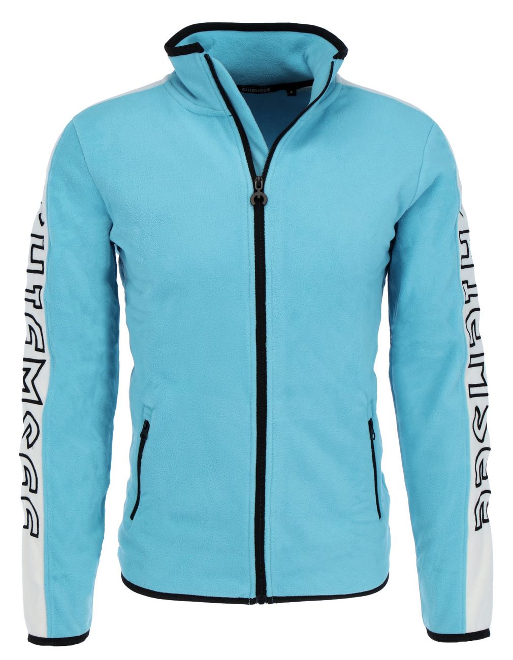 CHIEMSEE Herren Fleecejacke Regular Fit mit Grossem Schriftzug am Ärmel - Chiemsee - SAGATOO - 4054583420362