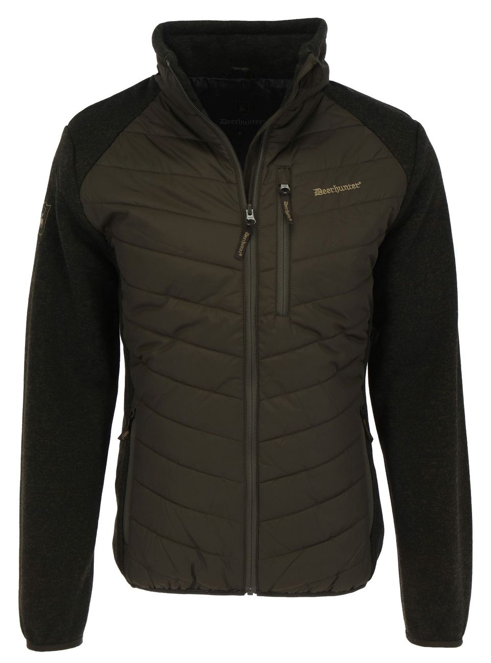 DEERHUNTER MOOR Herren Wattierte Jacke mit Strick - Deerhunter - SAGATOO - 5702827137970