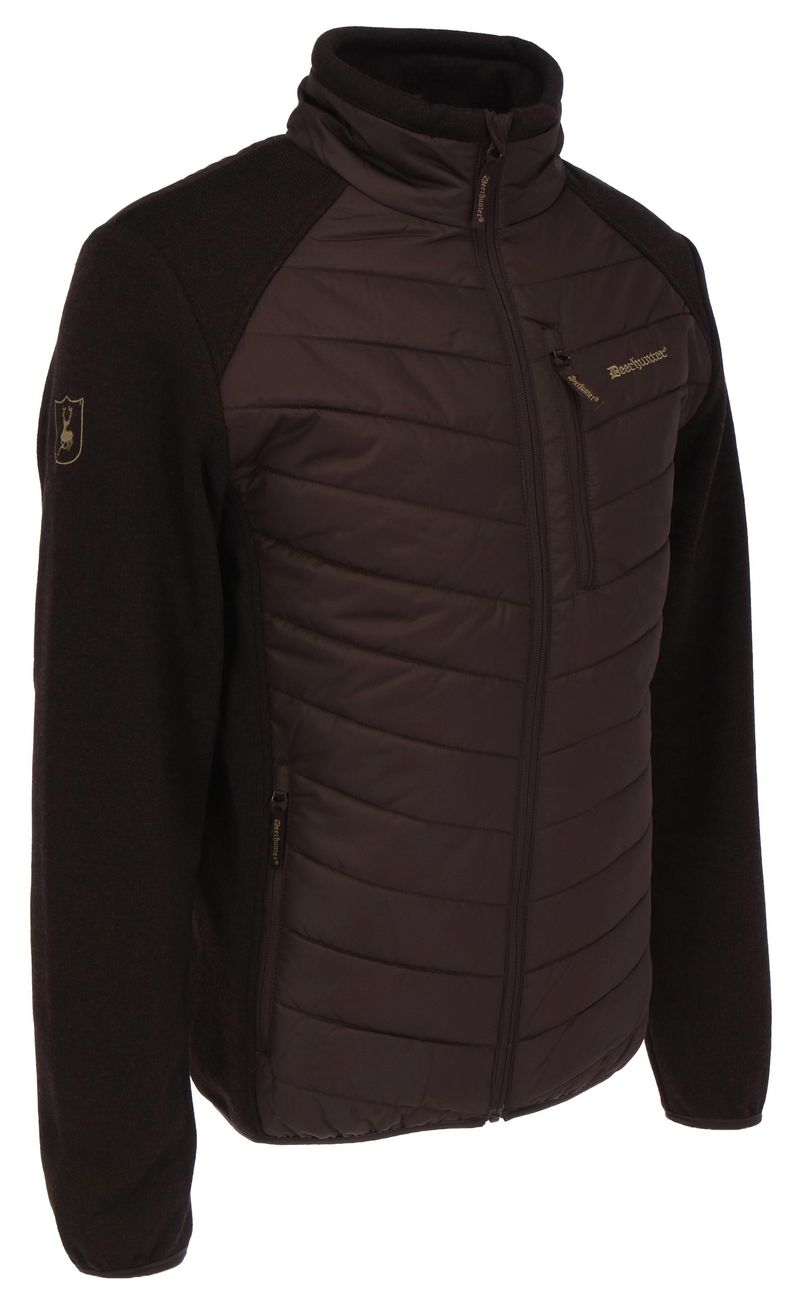 DEERHUNTER MOOR Herren Wattierte Jacke mit Strick - Deerhunter - SAGATOO - 5702827186473