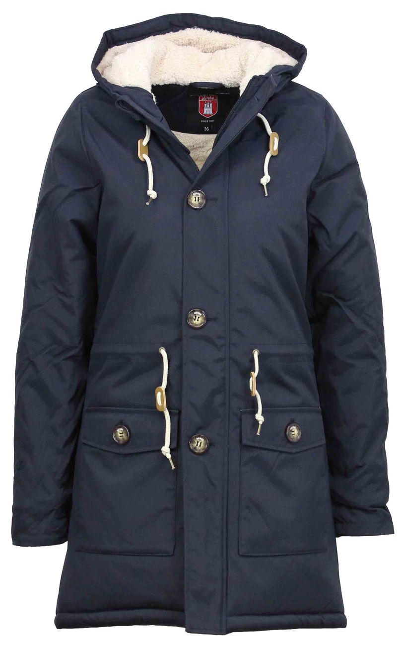 Derbe Hamburg Festland Friese Damen Winter Parka DIE GANS BLEIBT GANZ! - Derbe Hamburg - SAGATOO - 634558002034