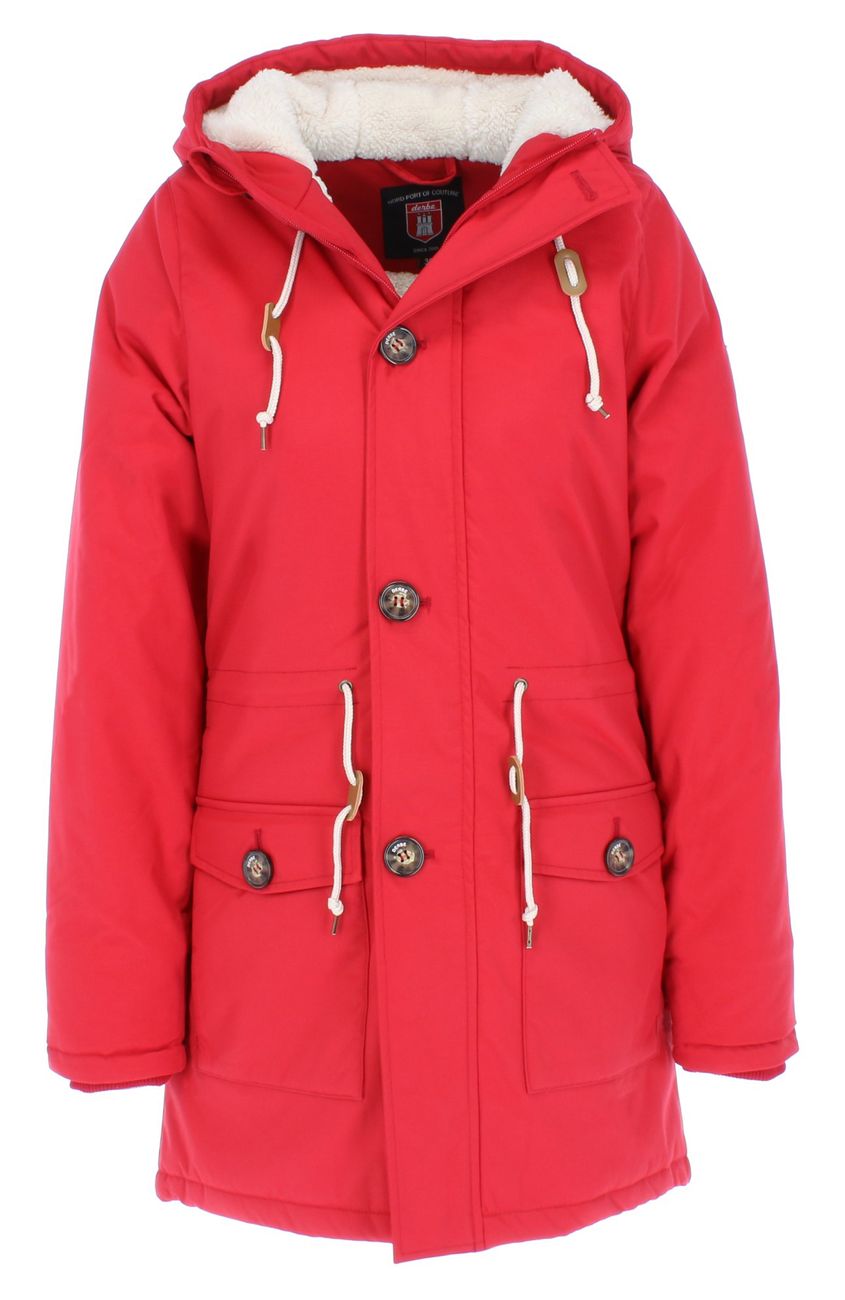 Derbe Hamburg Festland Friese Damen Winter Parka DIE GANS BLEIBT GANZ! - Derbe Hamburg - SAGATOO - 635111789775