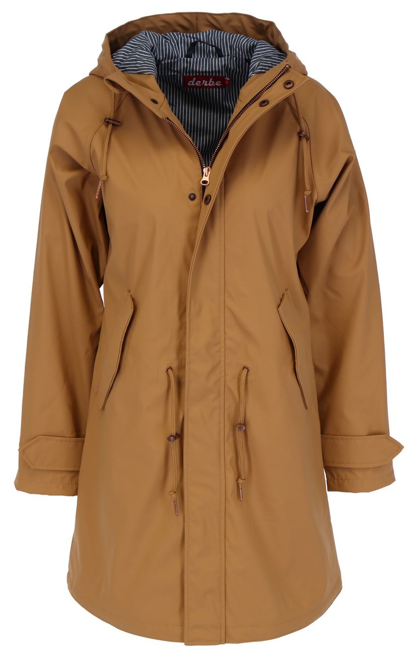 DERBE HAMBURG FRIESE_TRAVEBY_FISHERCP Damen Regenmantel - Derbe Hamburg - SAGATOO - 4251634749742